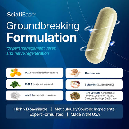 SciatiEase Sciatic Nerve Health Support Supplement